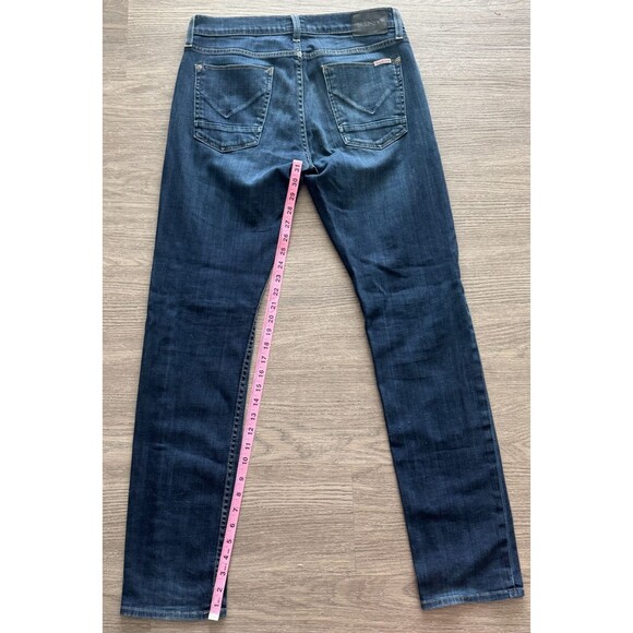 Hudson Jeans Men 31x30 Blake Slim Straight Cotton Blue Zip Fly - Picture 10 of 11